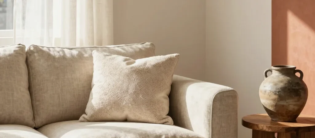 Layering Warm Neutrals for an Effortless Living Room