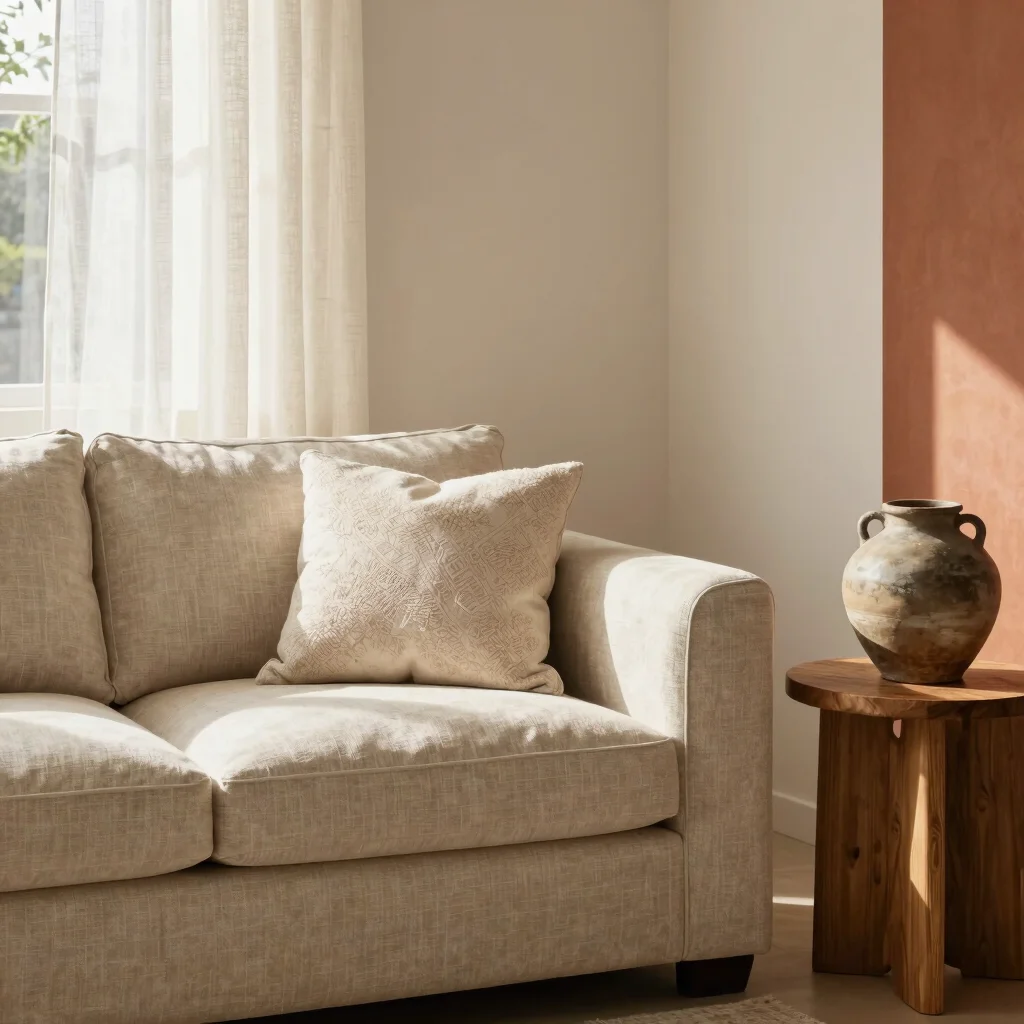 Layering Warm Neutrals for an Effortless Living Room