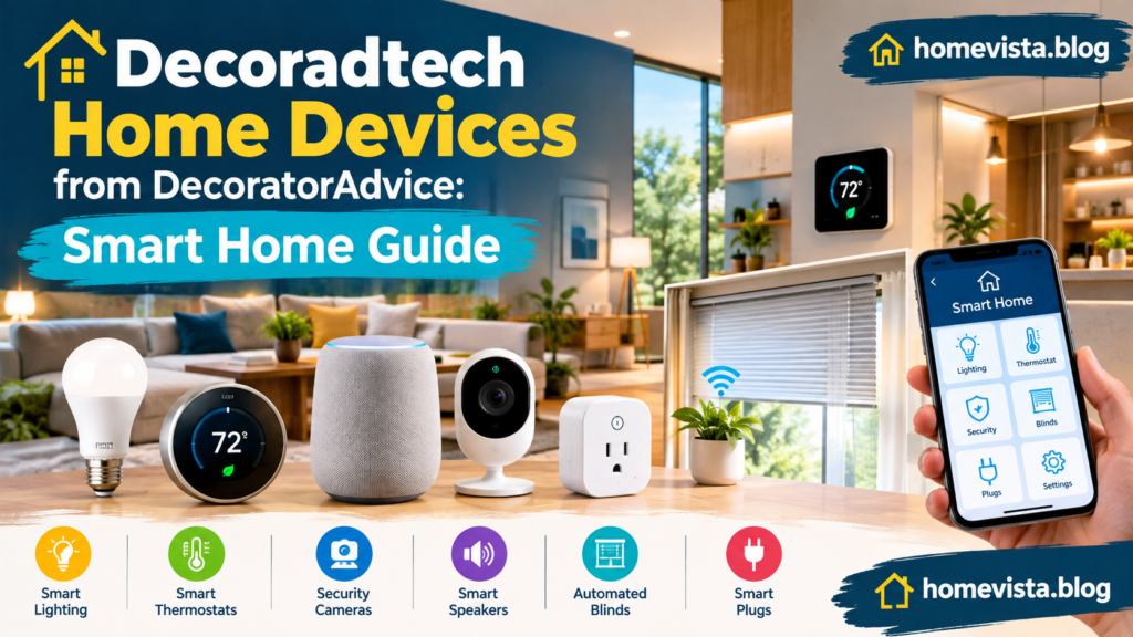 Decoradtech Home Devices from DecoratorAdvice: Smart Home Guide