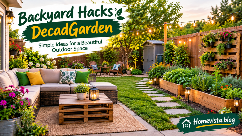 Backyard Hacks DecadGarden: 10 Easy Ideas for Your Outdoor Space