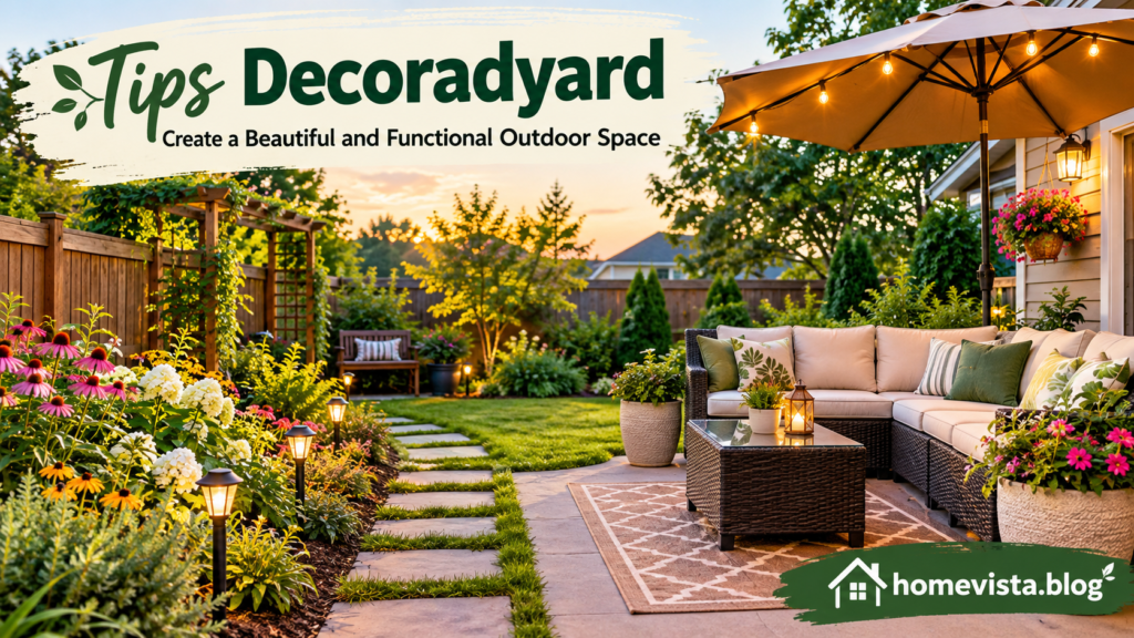 Tips Decoradyard: 10 Easy Ideas for a Beautiful Yard