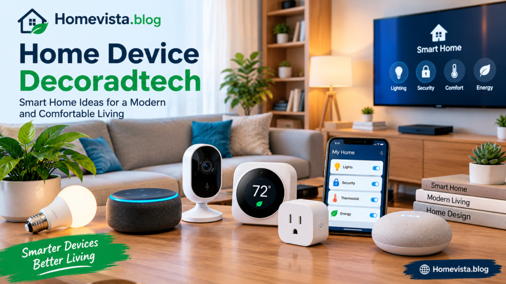 Home Device Decoradtech: Smart Home Technology Guide